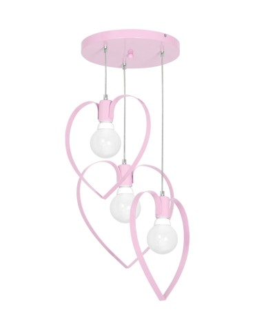 Milagro Lampa wisząca AMORE PINK 3xE27 MLP9954 - produkt 2