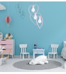 Children's pendant lamps - Milagro AMORE PINK 3xE27 pendant lamp MLP9954 - product 3