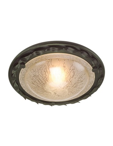 Elstead Lighting Interior PLAFON OLIVIA 1x60W E27 OV/F BLK/GOLD