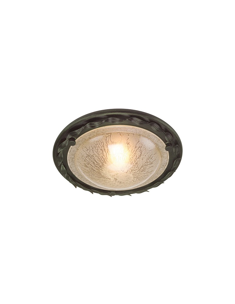 Ceiling lamps - Elstead Lighting Interior PLAFON OLIVIA 1x60W E27 OV/F BLK/GOLD - product kolory-swiatla.pl 1