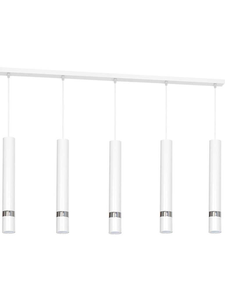 Pendant lamps - Milagro JOKER WHITE 5xGU10 pendant lamp MLP1412 - product kolory-swiatla.pl 2