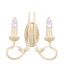 Chandelier wall lamps - Elstead Lighting Interior OLIVIA 2x60W E14 wall lamp OV2 IVORY/GOLD - product 1