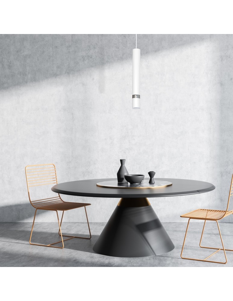 Single pendant lamps - Milagro JOKER WHITE 1xGU10 pendant lamp MLP1347 - product kolory-swiatla.pl 5