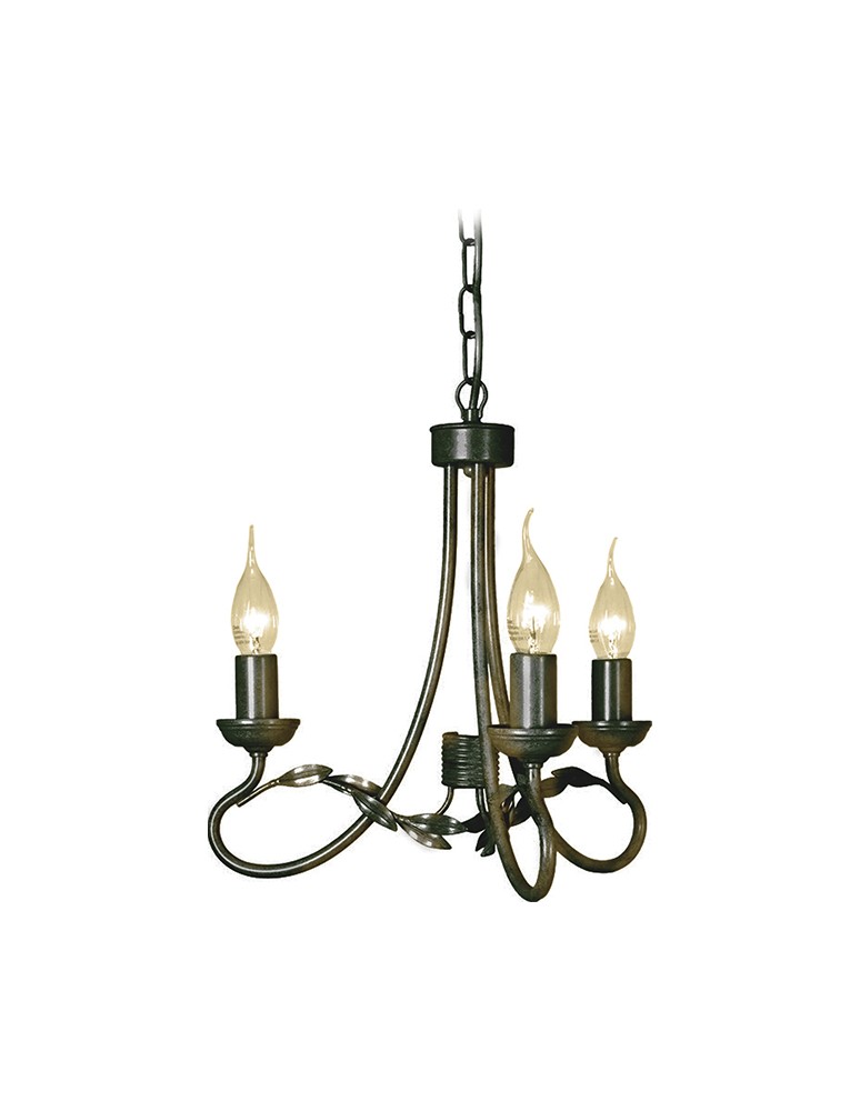 Chandelier chandeliers - Elstead Lighting Interior Pendant OLIVIA 3x60W E27 OV3 BLK/GOLD - product kolory-swiatla.pl 1