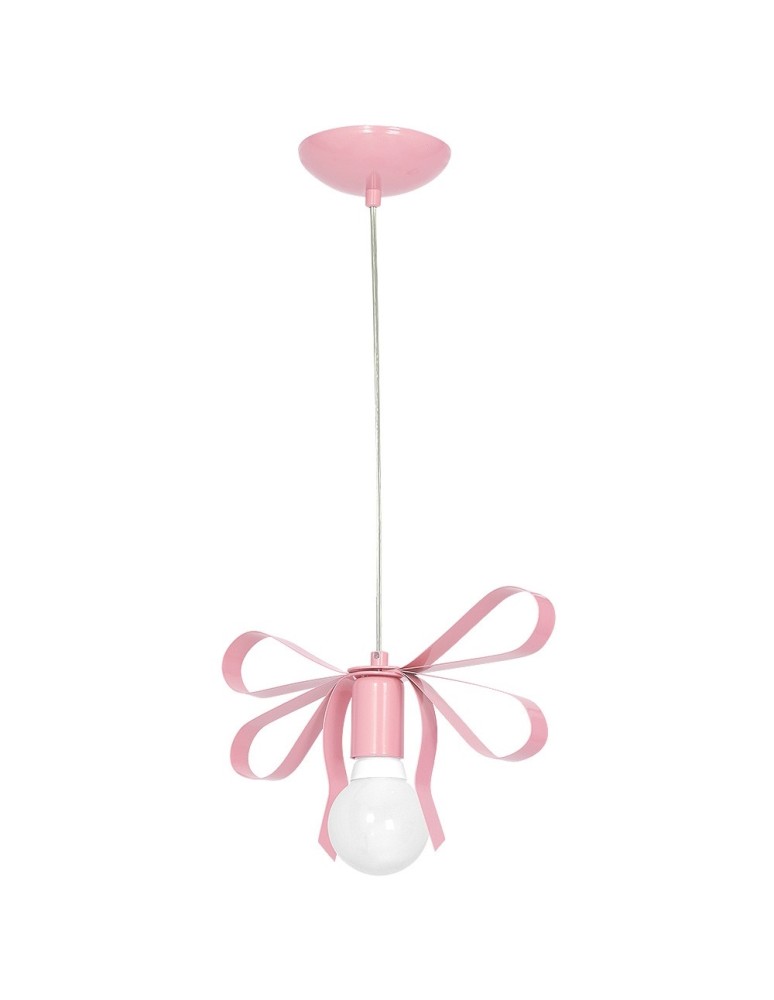Children's pendant lamps - Milagro Pendant Lamp EMMA PINK 1xE27 MLP1039 - product kolory-swiatla.pl 1