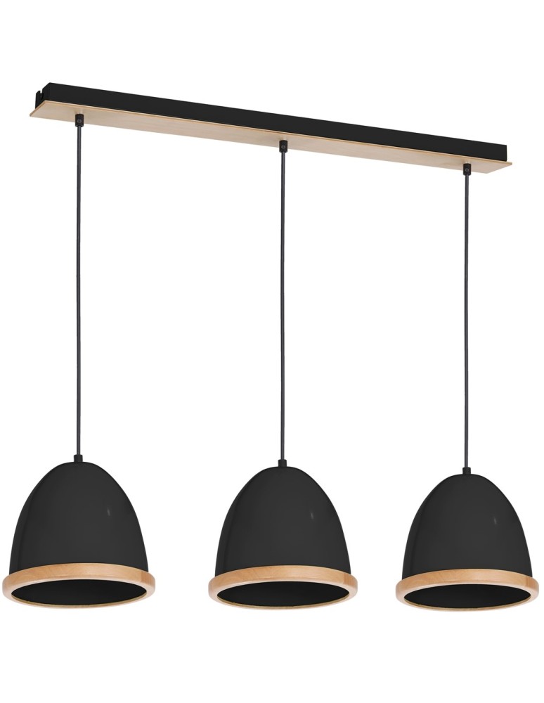Milagro Lampa wisząca STUDIO BLACK 3xE27 MLP8853
