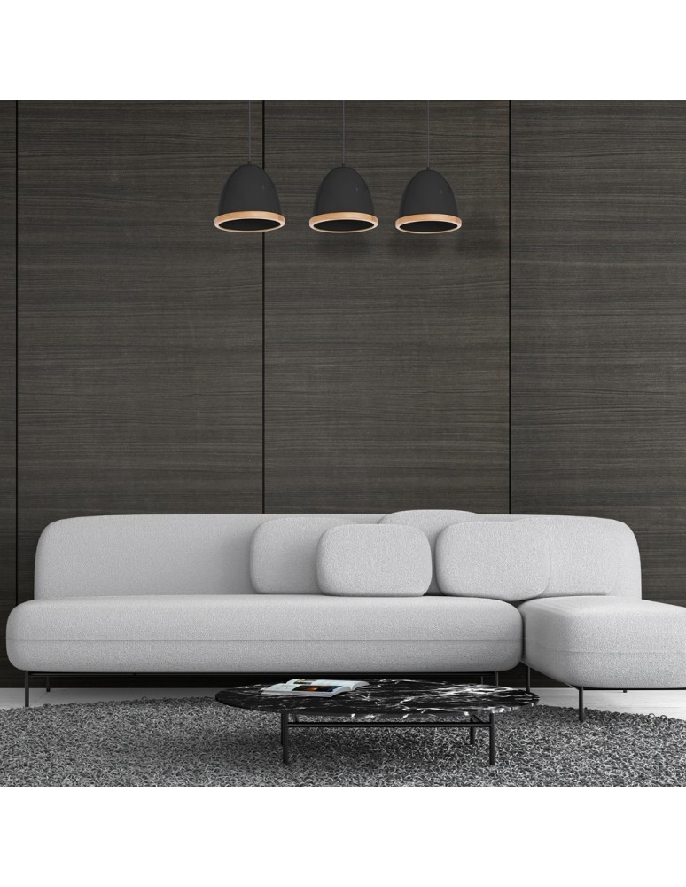 Milagro Lampa wisząca STUDIO BLACK 3xE27 MLP8853