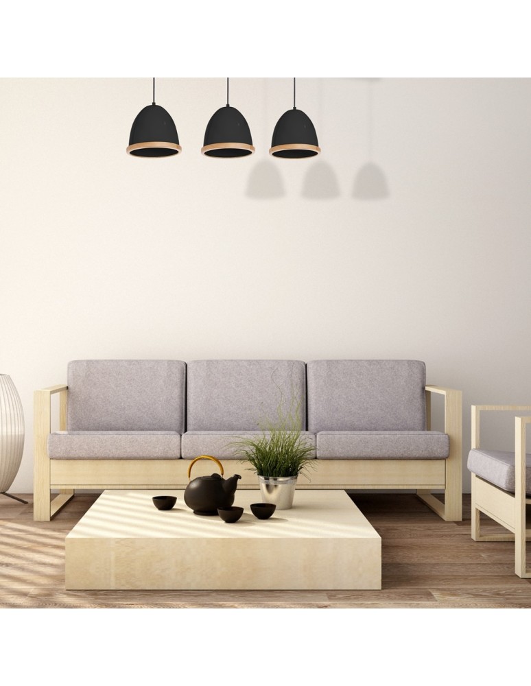 Milagro Lampa wisząca STUDIO BLACK 3xE27 MLP8853