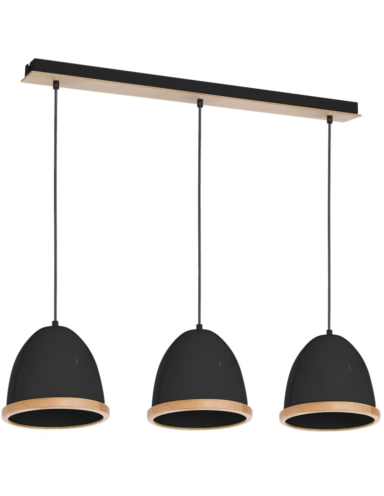 Milagro Lampa wisząca STUDIO BLACK 3xE27 MLP8853