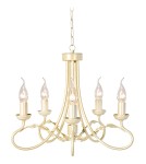 Chandelier chandeliers - Elstead Lighting Interior Pendant OLIVIA 5x60W E27 OV5 IVORY/GOLD - product 1