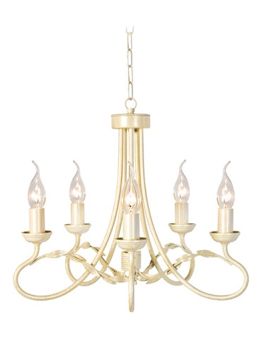 Elstead Lighting Interior Pendant OLIVIA 5x60W E27 OV5 IVORY/GOLD