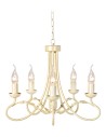 Elstead Lighting Interior Pendant OLIVIA 5x60W E27 OV5 IVORY/GOLD