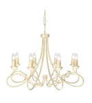 Chandelier chandeliers - Elstead Lighting Interior Pendant OLIVIA 8x60W E27 OV8 IVORY/GOLD - product 1