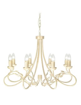 Elstead Lighting Interior Wisząca OLIVIA 8x60W E27 OV8 IVORY/GOLD