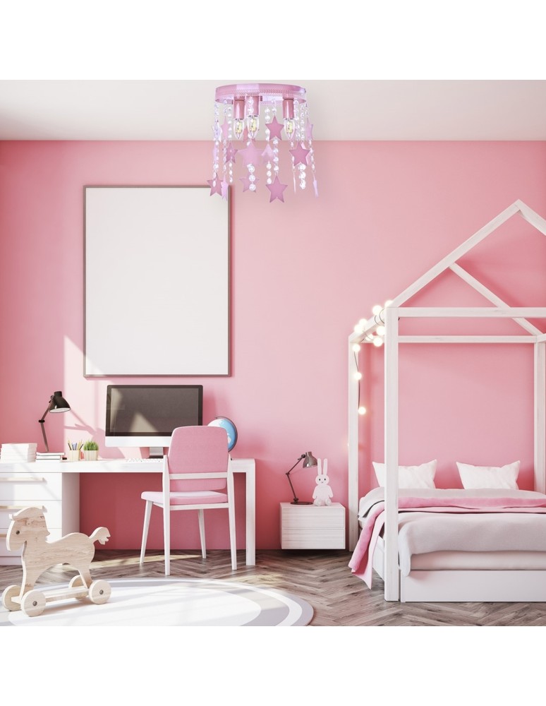 Children's ceiling lamps - Milagro STAR Ceiling Lamp 3xE27 MLP1128 - product kolory-swiatla.pl 6