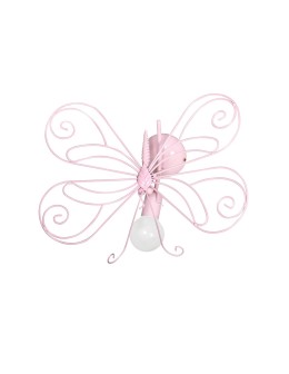 Milagro Wall lamp MOTYL 2 PINK 1xE27 MLP3931