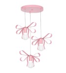Children's pendant lamps - Milagro Pendant Lamp EMMA PINK 3xE27 MLP1040 - product 1