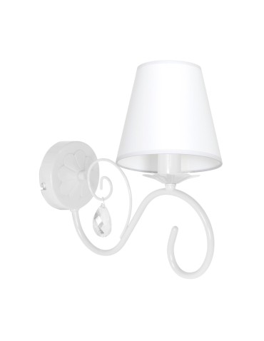 Milagro Wall lamp SARA WHITE 1xE14 MLP1047