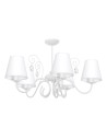 Milagro SARA WHITE 5xE14 chandelier MLP1049