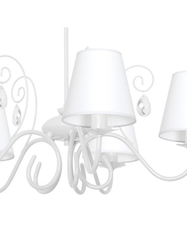 Milagro SARA WHITE 5xE14 chandelier MLP1049 - product 2