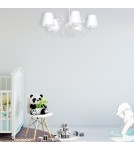 Children's pendant lamps - Milagro SARA WHITE 5xE14 chandelier MLP1049 - product 3