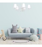 Children's pendant lamps - Milagro SARA WHITE 5xE14 chandelier MLP1049 - product 4
