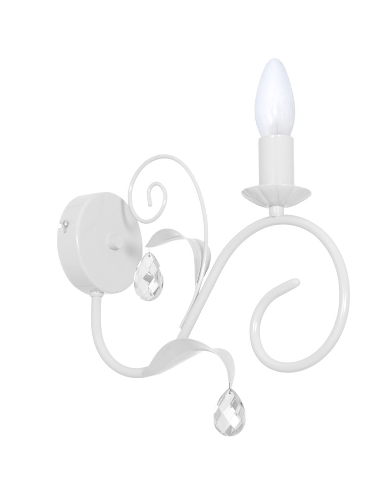 Children's wall lamps - Milagro Wall lamp MIA WHITE 1xE14 MLP1065 - product kolory-swiatla.pl 2