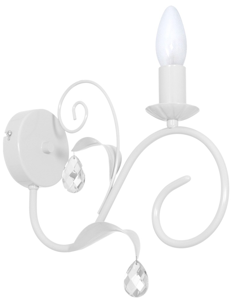 Children's wall lamps - Milagro Wall lamp MIA WHITE 1xE14 MLP1065 - product kolory-swiatla.pl 8