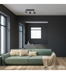 Adjustable ceiling lamps - spots - Milagro JOKER BLACK 3xGU10 MLP912 ceiling lamp. - product 3