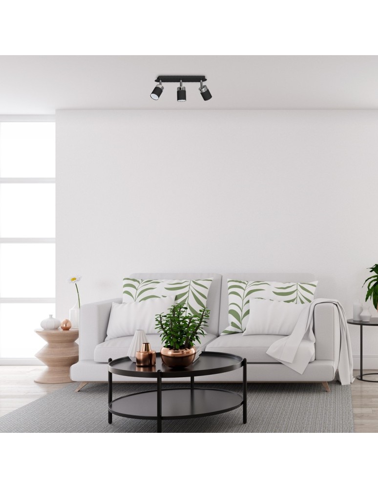 Adjustable ceiling lamps - spots - Milagro JOKER BLACK 3xGU10 MLP912 ceiling lamp. - product kolory-swiatla.pl 5