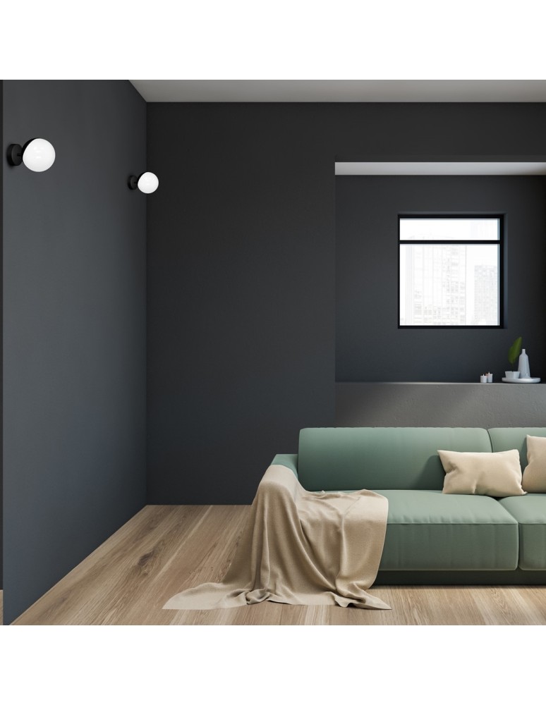 Wall lamps - Milagro Wall lamp SFERA BLACK 1xE14 MLP8854 - product kolory-swiatla.pl 3