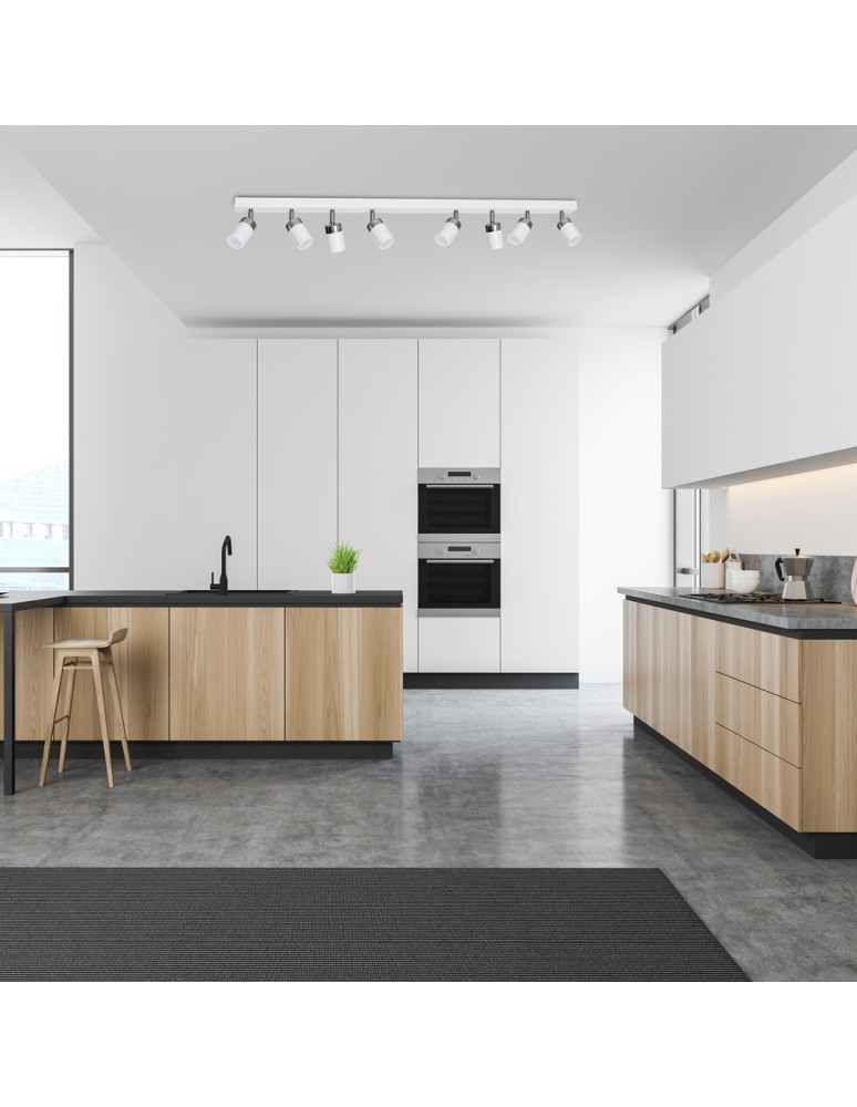 Adjustable ceiling lamps - spots - Milagro JOKER WHITE 8xGU10 MLP9475 ceiling lamp. - product kolory-swiatla.pl 4