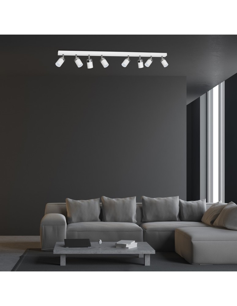 Adjustable ceiling lamps - spots - Milagro JOKER WHITE 8xGU10 MLP9475 ceiling lamp. - product kolory-swiatla.pl 6