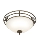 Ceiling lamps - Elstead Lighting Interior PLAFON PEMBROKE 2x60W E27 PB/F/A BLK/GOLD - product 1