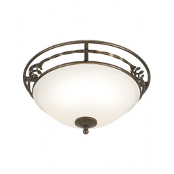 Elstead Lighting Interior PLAFON PEMBROKE 2x60W E27 PB/F/A BLK/GOLD
