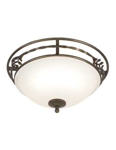 Elstead Lighting Interior PLAFON PEMBROKE 2x60W E27 PB/F/A BLK/GOLD