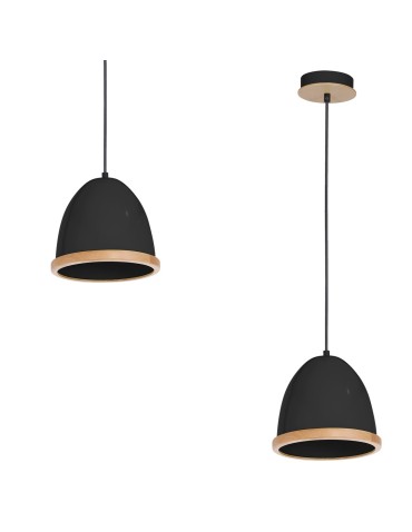 Milagro STUDIO BLACK 1xE27 pendant lamp MLP8852
