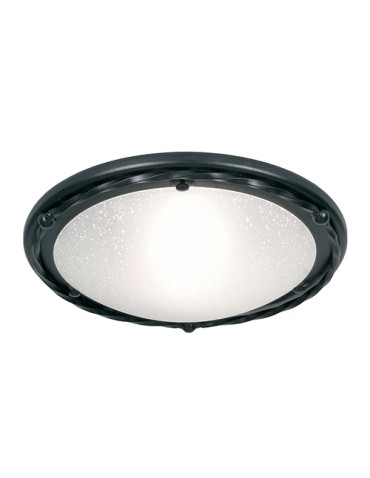 Elstead Lighting Interior PLAFON PEMBROKE 1x100W E27 PB/F/B BLACK