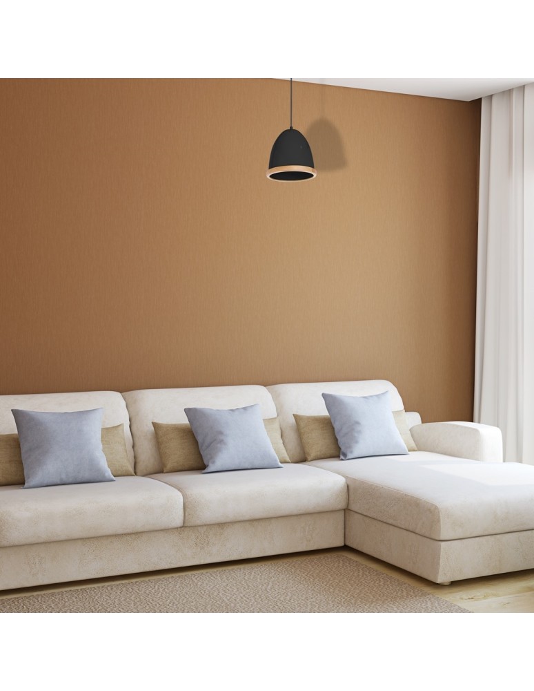 Pendant lamps - Milagro STUDIO BLACK 1xE27 pendant lamp MLP8852 - product kolory-swiatla.pl 5