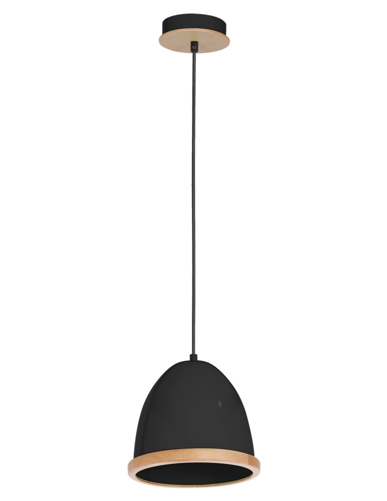 Pendant lamps - Milagro STUDIO BLACK 1xE27 pendant lamp MLP8852 - product kolory-swiatla.pl 10