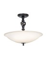 Elstead Lighting Interior SUFITOWA PEMBROKE 3x60W E14 PB/SF/A BLACK