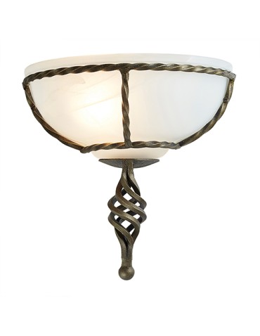 Elstead Lighting Interior Wall lamp PEMBROKE 1x60W E27 PB/WU BLK/GOLD