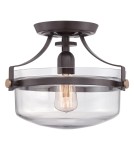Retro ceiling lamps - Quoizel PENN STATION 1x60W E14 QZ/PENNSTAT/F WT Ceiling light. - product 1