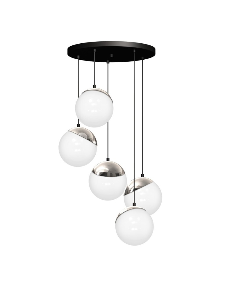 Pendant lamps - Milagro SFERA 5xE14 pendant lamp MLP8885 - product kolory-swiatla.pl 1