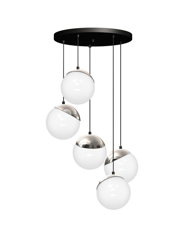 Pendant lamps - Milagro SFERA 5xE14 pendant lamp MLP8885 - product kolory-swiatla.pl 2