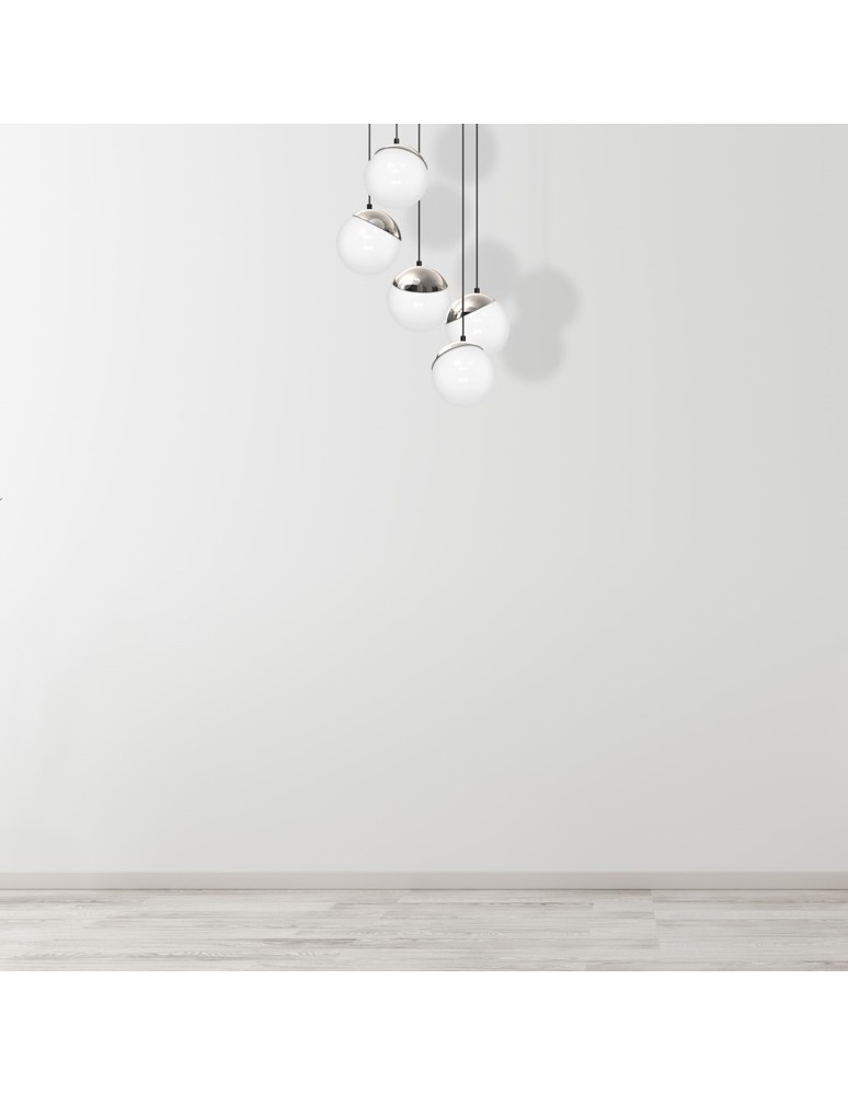 Pendant lamps - Milagro SFERA 5xE14 pendant lamp MLP8885 - product kolory-swiatla.pl 3