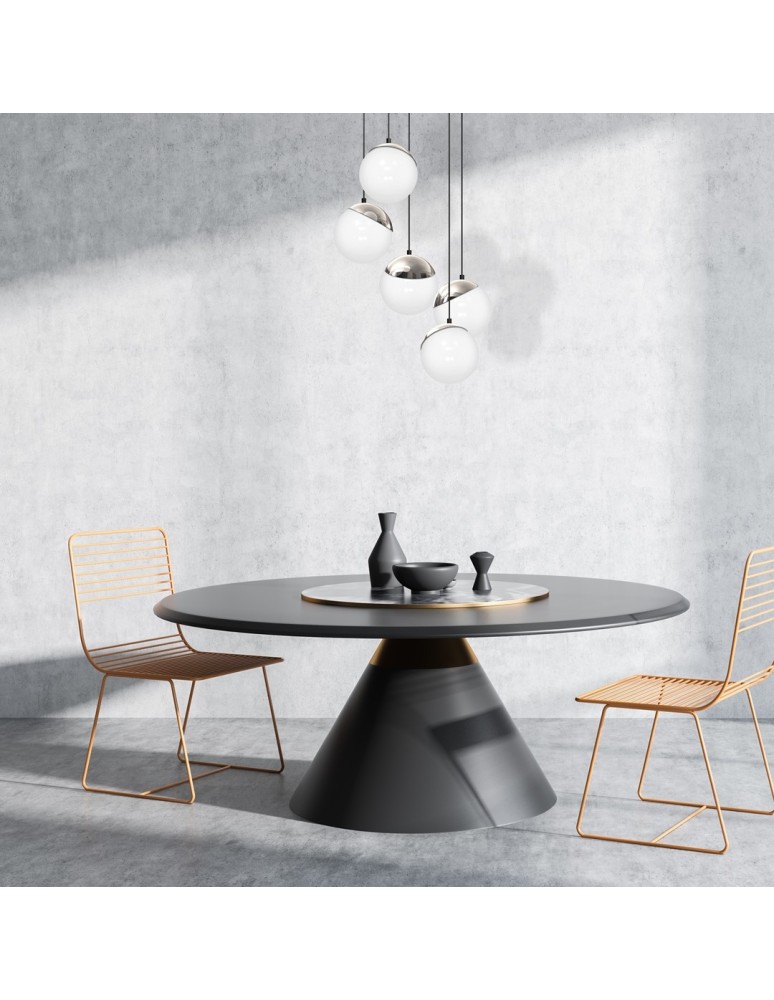 Pendant lamps - Milagro SFERA 5xE14 pendant lamp MLP8885 - product kolory-swiatla.pl 6