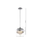 Pendant lamps - Milagro LUNA 1xE14 LED Pendant Lamp ML3802 - product 9