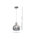 Pendant lamps - Milagro TOLEDO 1xE27 Pendant Lamp MLP4244 - product 9