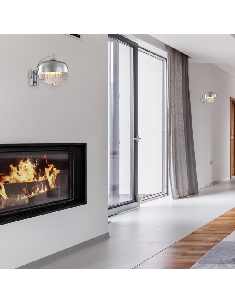 Glamour wall lamps - Milagro Wall lamp LUNA 1xE14 LED ML3803 - product kolory-swiatla.pl 5